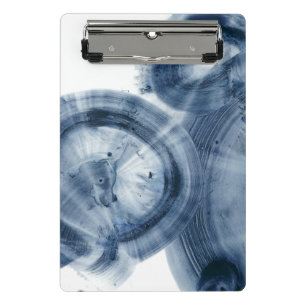 Quasars - Inky Blue Circles Mini Clipboard