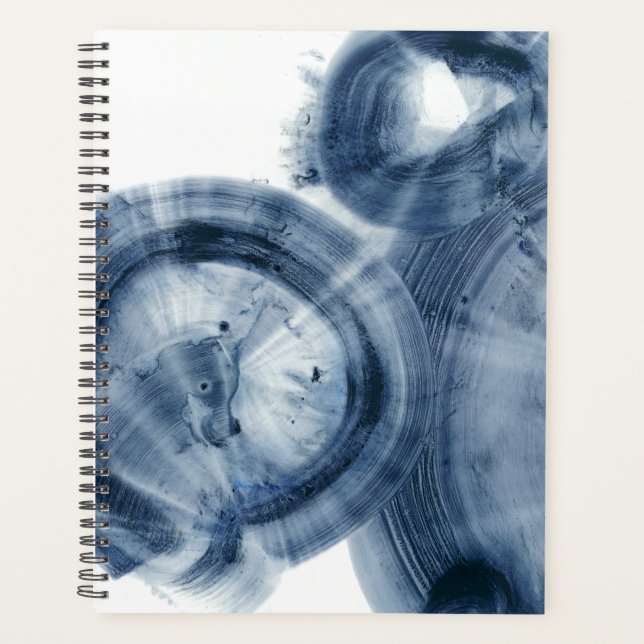 Quasars - Inky Blue Circles Planner (Front)
