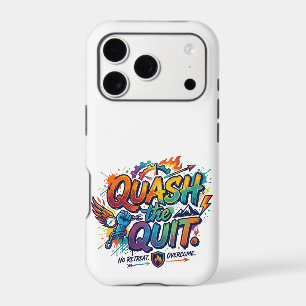 Quash the Quit – Motivational Never Give Up Typogr