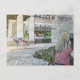 Quasi-Oriental Rock Garden Postcard