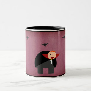 Quasimodo as a Vampire Two-Tone Coffee Mug