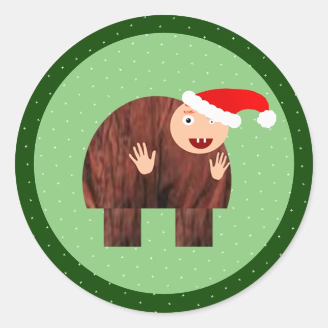 Quasimodo Snowflake Stickers (Front)