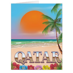 Quatar travel poster