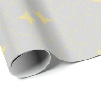 Quatrefoil Geometric Pattern Wrapping Paper