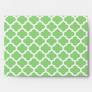 Quatrefoil Lattice Trellis Pattern Any Colour Envelope