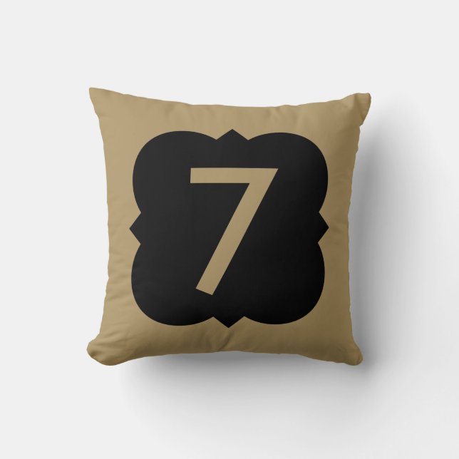 Quatrefoil: Number 7 Cushion (Front)