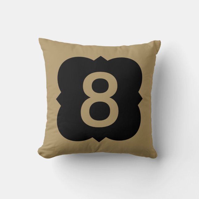 Quatrefoil: Number 8 Cushion (Front)