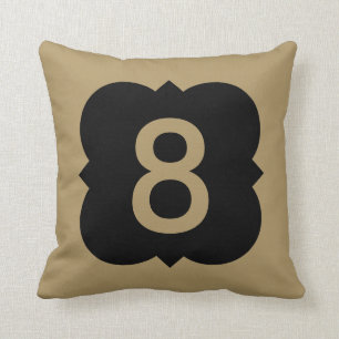 Quatrefoil: Number 8 Cushion