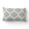 Quatrefoil Pillow in Silver Grey