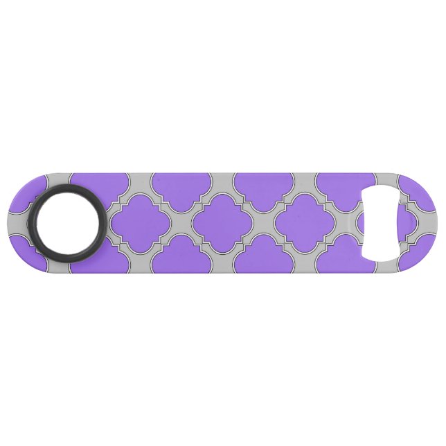 Quatrefoil purple and grey (Front (Horizontal))