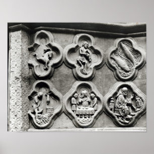 Quatrefoils with the Signs of the Zodiac