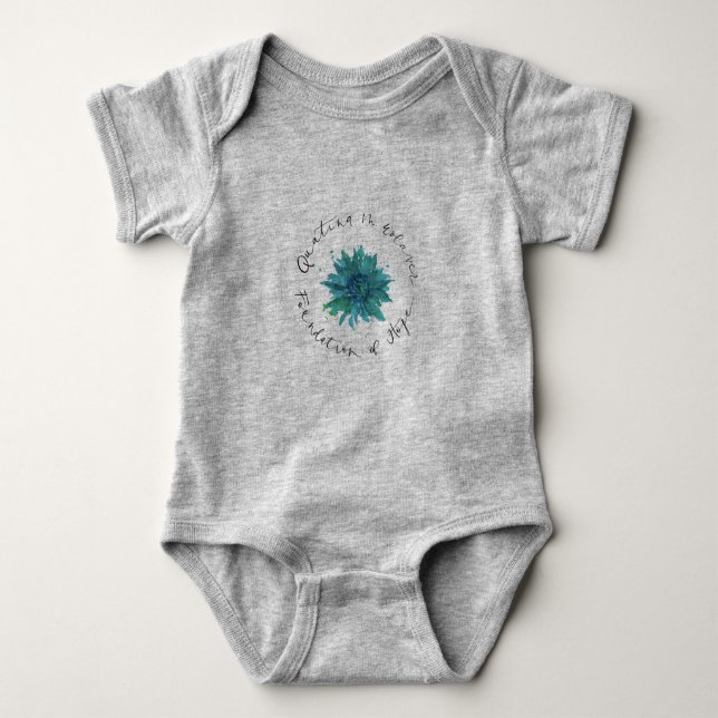 QuatsQrew Baby One-Piece Bodysuit (Front)