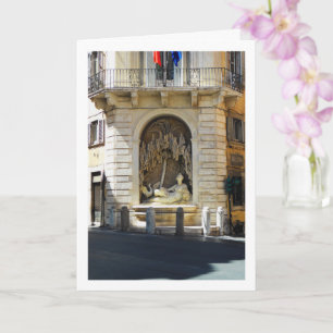 Quattro Fontane, The Goddess Juno, Rome, Italy Card