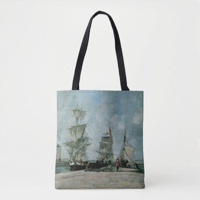Quay at Honfleur Tote Bag (Front)