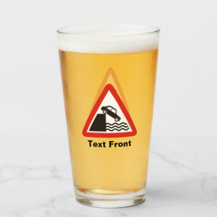 Quayside Warning Sign Glass