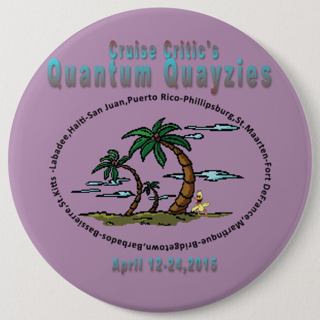 Quayzie Button Pin (Front)