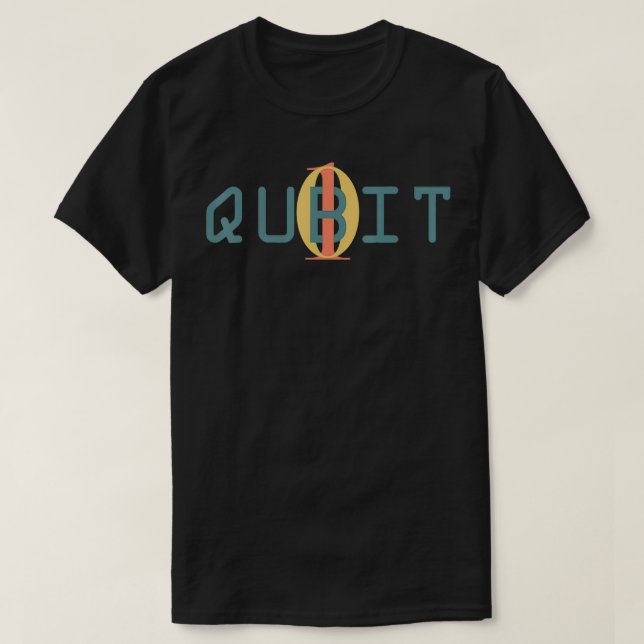 Qubit Quantum Entanglement Quantum Computing Physi T-Shirt (Design Front)