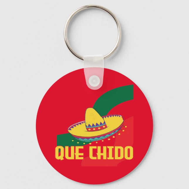 Que Chido Key Ring (Front)