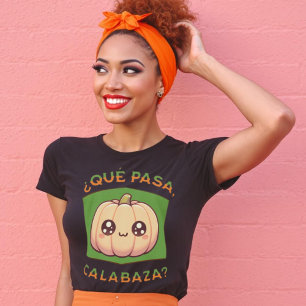  Qué pasa calabaza Halloween Spanish Shirt