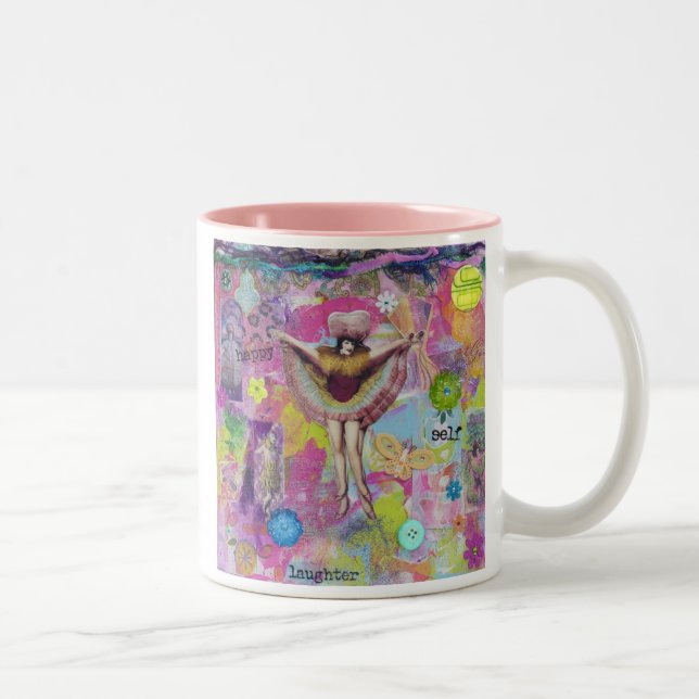 Que Sera Sera Two-Tone Coffee Mug (Right)