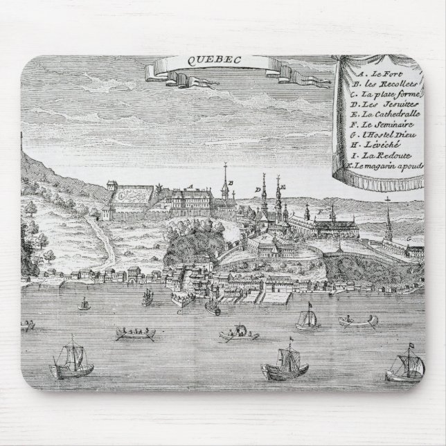 Quebec, after La Potherie Mouse Pad (Front)