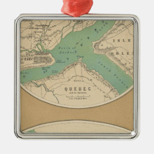 Quebec and its Environments Metal Tree Decoration