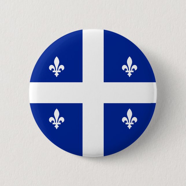 Quebec_button#01 6 Cm Round Badge (Front)