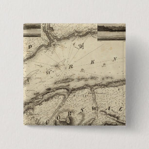 Quebec, Canada 15 Cm Square Badge