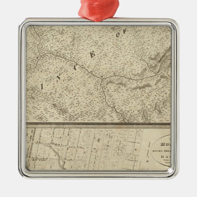 Quebec, Canada 4 Metal Tree Decoration (Front)