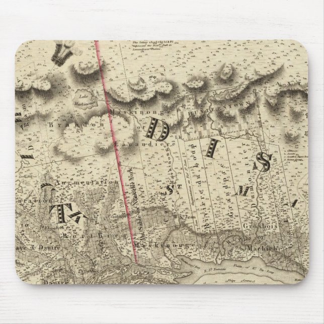 Quebec, Canada 4 Mouse Pad (Front)