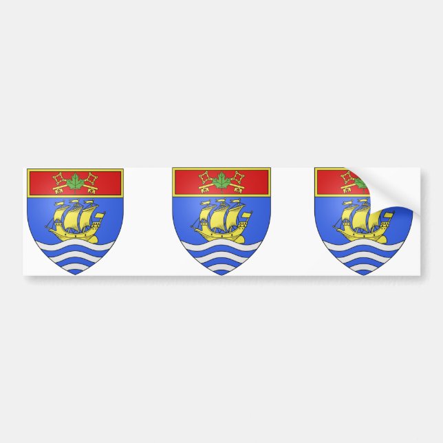 Quebec , Canada Bumper Sticker (Front)
