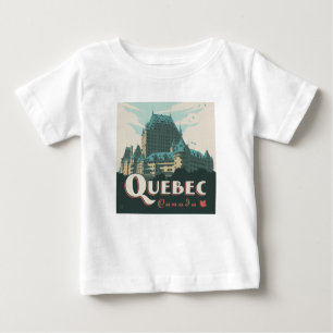Quebec Canada   Château Frontenac Baby T-Shirt