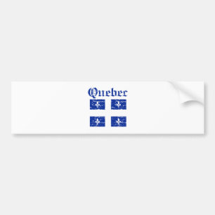 Quebec Canada coat of arms design Bumper Sticker