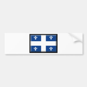 Quebec (Canada) Flag Bumper Sticker