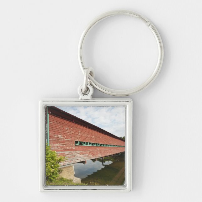 Quebec, Canada. Galipeault covered bridge in Key Ring (Front)