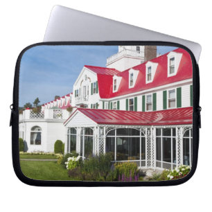 Quebec, Canada. Historic Hotel Tadoussac, 2 Laptop Sleeve