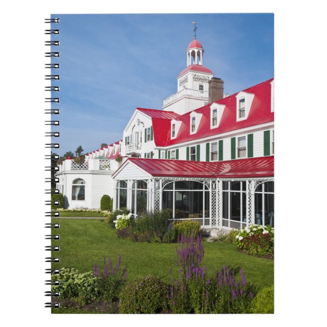 Quebec, Canada. Historic Hotel Tadoussac, 2 Notebook (Front)