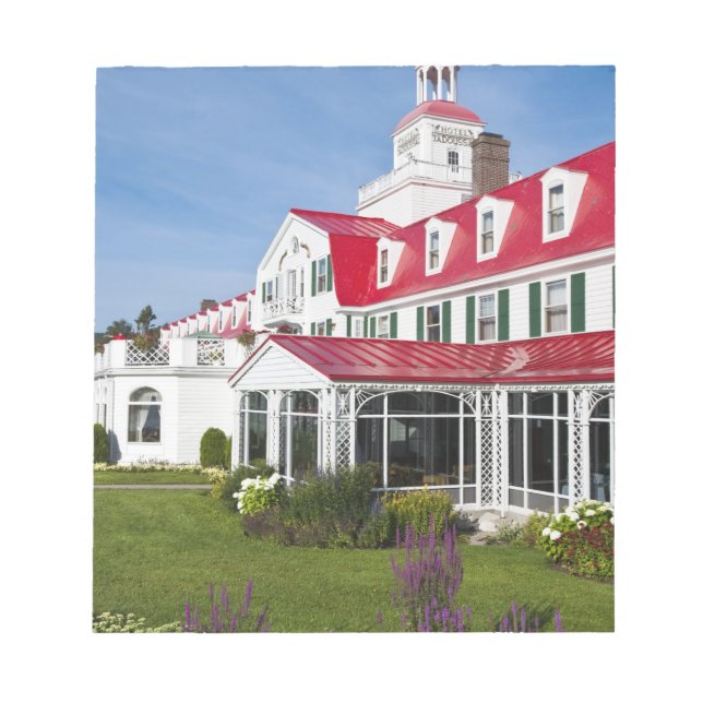 Quebec, Canada. Historic Hotel Tadoussac, 2 Notepad (Front)