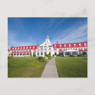 Quebec, Canada. Historic Hotel Tadoussac, Postcard