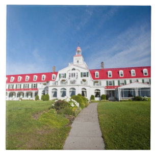 Quebec, Canada. Historic Hotel Tadoussac, Tile