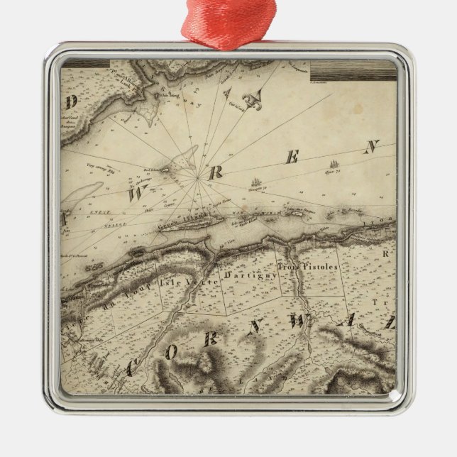 Quebec, Canada Metal Ornament (Front)