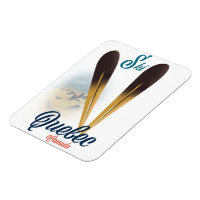 Quebec Canada ski poster