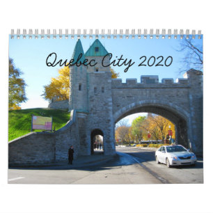 Quebec City Canada 2020 Travel Photo Calendar