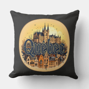 Quebec City Canada Cushion