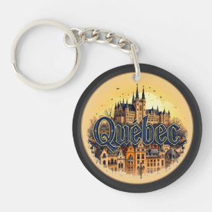 Quebec City Canada Key Ring