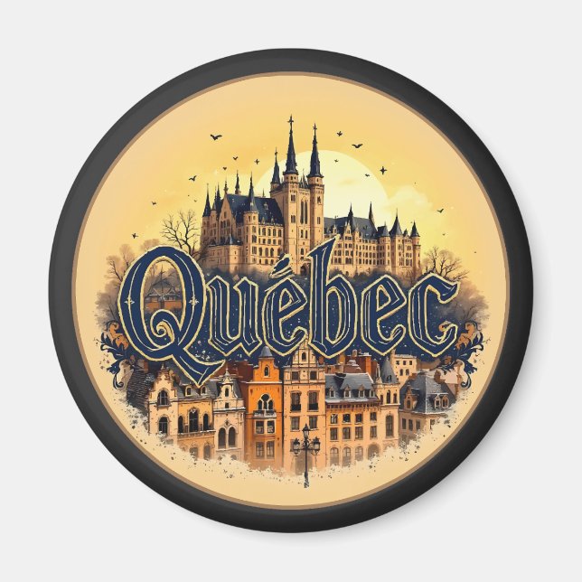 Quebec City Canada Magnet (Front)