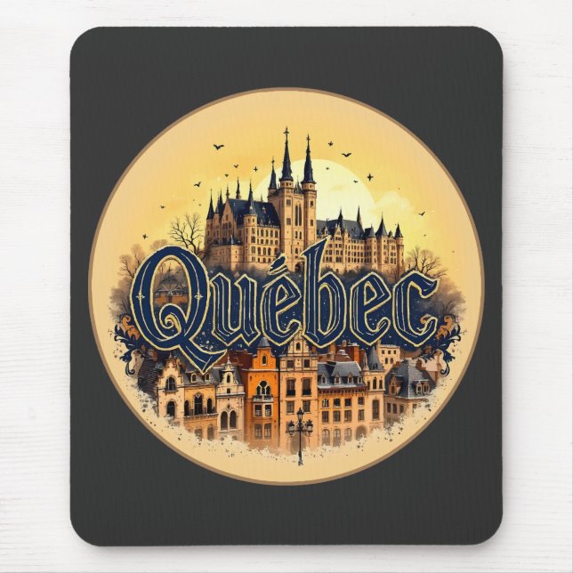 Quebec City Canada Mouse Pad (Front)