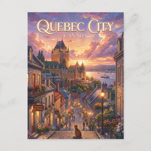 Quebec City Canada Postcard (Front)