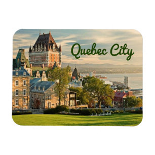 Quebec City Canada stylised Magnet