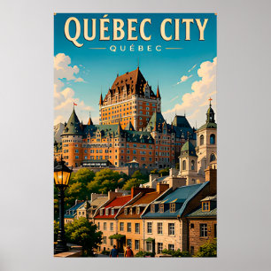 🏰 Quebec City Chateau Frontenac Poster